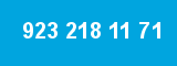 923 218 11 71 923 218 11 71